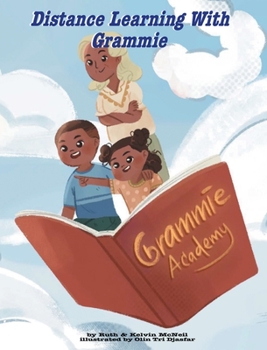 Hardcover Distance Learning with Grammie [Large Print] Book