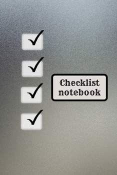 Paperback Checklist logbook for teens and adults Book