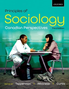 Paperback Principles of Sociology: Canadian Perspectives Book