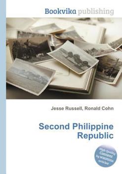 Paperback Second Philippine Republic Book
