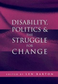 Paperback Disability, Politics and the Struggle for Change Book