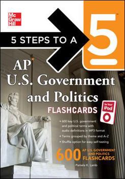 Product Bundle 5 Steps to a 5 AP U.S. Government and Politics Flashcards for Your iPod with Mp3/CD-ROM Disk Book