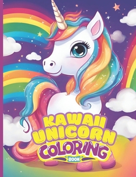 Kawaii Unicorn Coloring Book: Adorable Kawaii Unicorn Coloring Book for kids