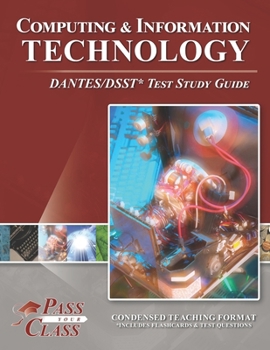 Paperback Computing and Information Technology DANTES/DSST Test Study Guide Book