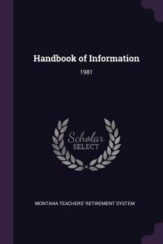 Paperback Handbook of Information: 1981 Book