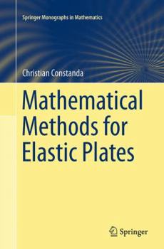 Paperback Mathematical Methods for Elastic Plates Book