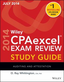 Paperback Wiley Cpaexcel Exam Review 2014 Study Guide: Auditing and Attestation Book