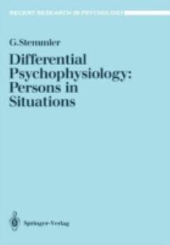 Paperback Differential Psychophysiology: Persons in Situations Book