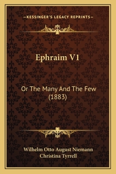 Paperback Ephraim V1: Or The Many And The Few (1883) Book