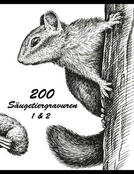 Paperback 200 Säugetiergravuren 1 & 2 [German] Book