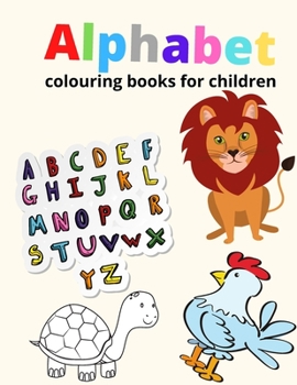 Paperback alphabet colouring books for children: Activity Book