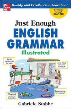 Paperback Just Enough English Grammar Illustrated Book