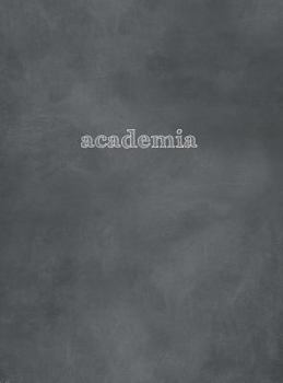 Hardcover Academia 2018-2019 Monday Start: 8.5x11 Academic Planner Chalkboard Cover Book