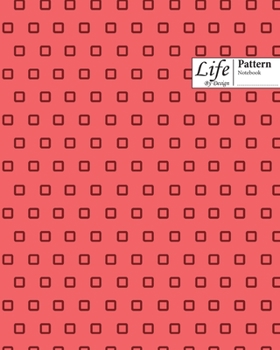 Paperback Squared Rings Pattern Composition Notebook Book