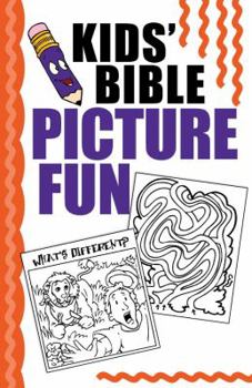 Paperback Kids' Bible Picture Fun Book