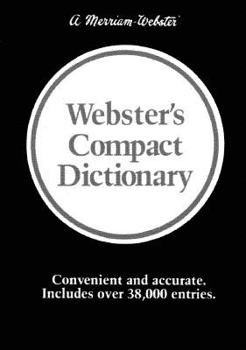 Hardcover Webster's Compact Dictionary Book