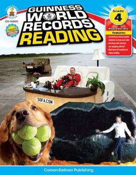 Paperback Guinness World Records(r) Reading, Grade 4 Book
