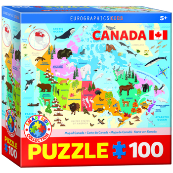 Illustrated Map of Canada