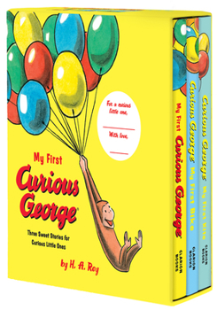 Paperback My First Curious George 3-Book Box Set: My First Curious George, Curious George: My First Bike, Curious George: My First Kite Book