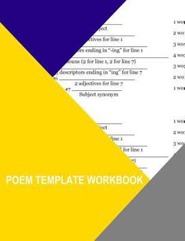 Poem Template Workbook: Diamante Poem