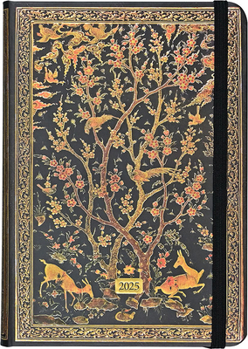 Calendar 2025 Persian Grove Weekly Planner (16 Months, Sept 2024 to Dec 2025) Book