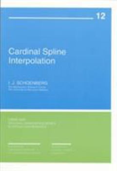 Paperback Cardinal Spline Interpolation Book