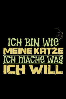 Paperback Notebook: Cat Owner Eigenwillig Employee Gift 120 Pages, 6X9 Inches, Dot Grid Book