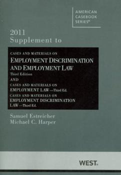 Paperback Supplement to Cases and Materials on Employment Discrimination and Employment Law Book