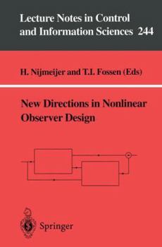 Paperback New Directions in Nonlinear Observer Design Book
