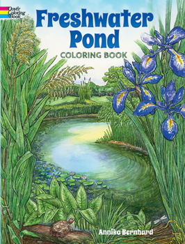 Paperback Freshwater Pond Coloring Book