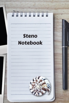 Steno Notebook, 6”x9”, 60 sheets/160 pages, Notepad: Steno Notebook, Pitman Notebook, Teeline for Shorthand Writing, Stenography, Note-Taking, Lists, ... Mathematical Puzzles, and Journalism