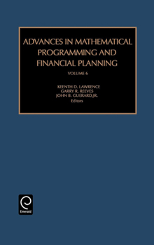 Hardcover Advances in Mathematical Programming and Financial Planning Book