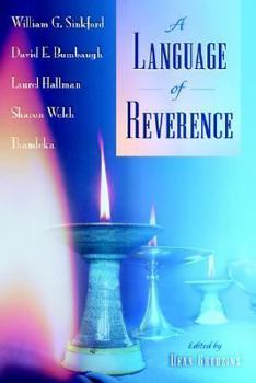 Paperback A Language of Reverence Book