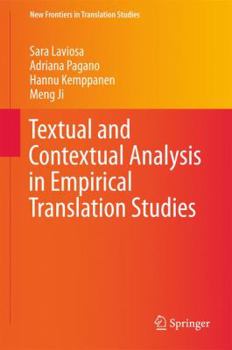 Hardcover Textual and Contextual Analysis in Empirical Translation Studies Book