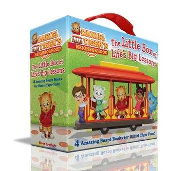 Board book The Little Box of Life's Big Lessons (Boxed Set): Daniel Learns to Share; Friends Help Each Other; Thank You Day; Daniel Plays at School Book