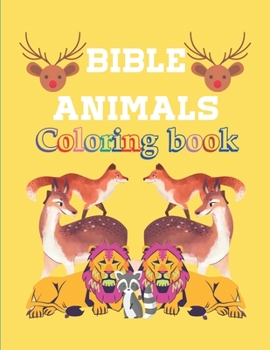 Paperback Bible animals: Coloring book