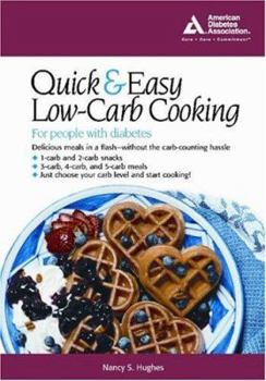 Paperback The Quick & Easy Low-Carb Cookbook for People with Diabetes Book