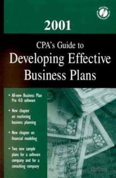 Paperback CPA's Guide to Developing Effective Business Plans [With Business Plan Pro] Book
