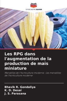 Paperback Les RPG dans l'augmentation de la production de maïs miniature [French] Book