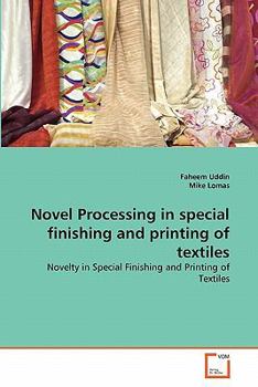 Paperback Novel Processing in special finishing and printing of textiles Book