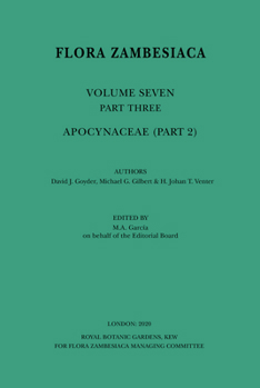 Paperback Flora Zambesiaca Volume 7 Part 2: Apocynaceae: Volume 7 Book