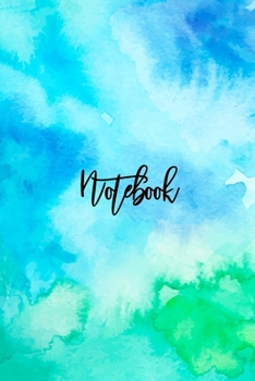 Notebook: Watercolor Art Notebook Wide Ruled Lined Journal 6x9 Inch ( Legal ruled ) Family Anniversary Party Gift Idea Holidays Mom Dad or Kids