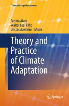 Paperback Theory and Practice of Climate Adaptation Book