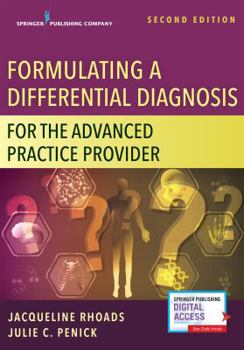 Paperback Formulating a Differential Diagnosis for the Advanced Practice Provider Book