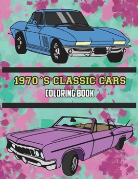 Paperback 1970's Classic Cars Coloring Book