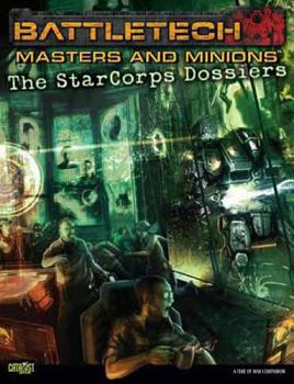 Paperback Battletech Masters & Minions Starcorps Dossiers Book