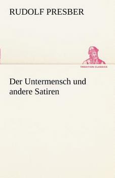 Paperback Der Untermensch Und Andere Satiren [German] Book