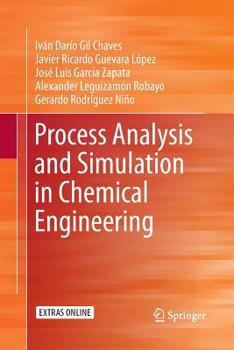 Paperback Process Analysis and Simulation in Chemical Engineering Book