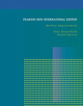 Paperback Quality Improvement: Pearson New International Edition Book