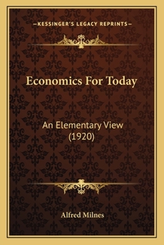 Economics For Today: An Elementary View